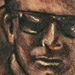 Tattoos - Grandpa Portrait with Frame Tattoo - 48837